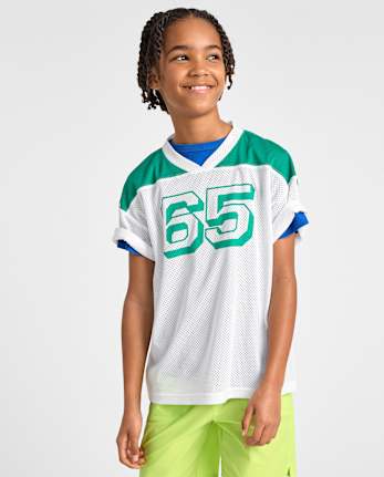 Kids Quick Dry Varsity Mesh Football Jersey