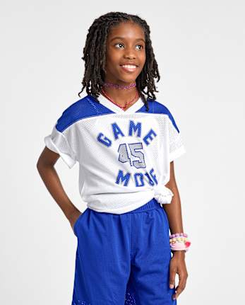Kids Quick Dry Varsity Mesh Football Jersey