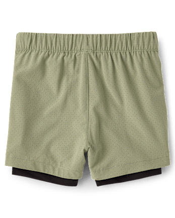 Boys Quick Dry Lined Mesh Active Shorts