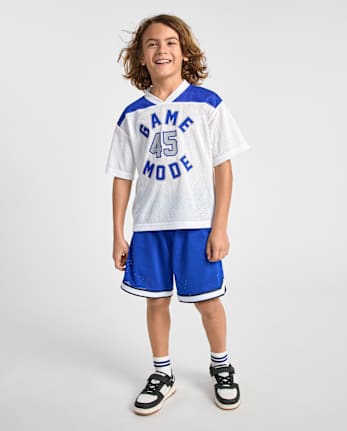 Kids Quick Dry Lined Mesh Active Shorts