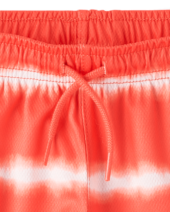Boys Quick Dry Striped Lined Mesh Active Shorts