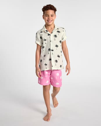 Maillots de bain imprimés pour garçons