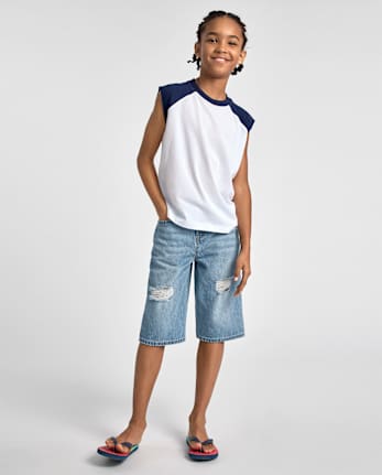 Shorts en jean déchirés pour enfants