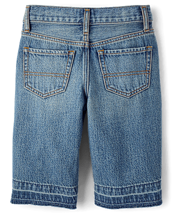 Kids Ripped Hem Jorts