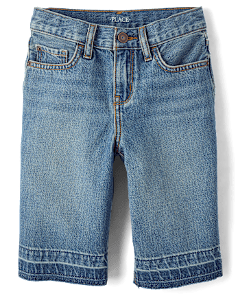 Kids Ripped Hem Jorts