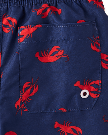 Boys Lobster Rashguard Swimsuit