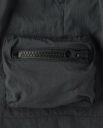 Boys Pull On Zip Cargo Shorts