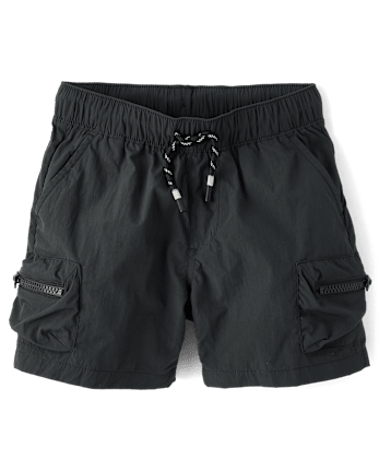 Boys Pull On Zip Cargo Shorts
