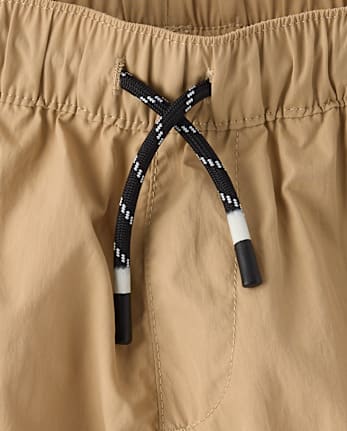 Boys Pull On Zip Cargo Shorts