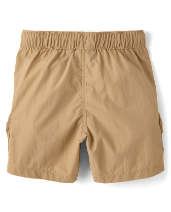 Boys Pull On Zip Cargo Shorts