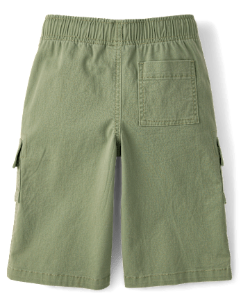 Kids Pull On Below Knee Cargo Shorts