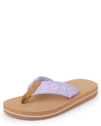 Tongs brodées pour filles