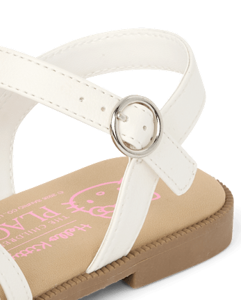 Girls Hello KittyÂ® Beaded Sandals