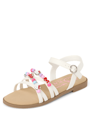 Girls Hello Kitty® Beaded Sandals