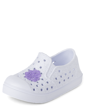 Toddler Girls Iridescent Coastal Perforated Water Sneakers
