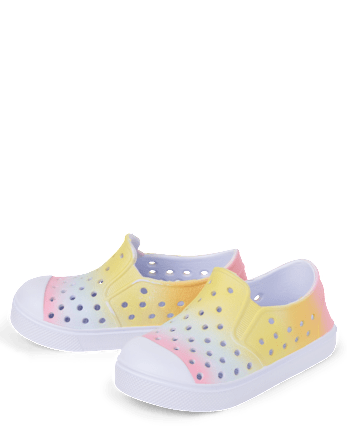 Toddler Girls Rainbow Ombre Water Sneakers