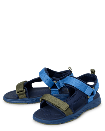 Boys Colorblock Webbed Sandals