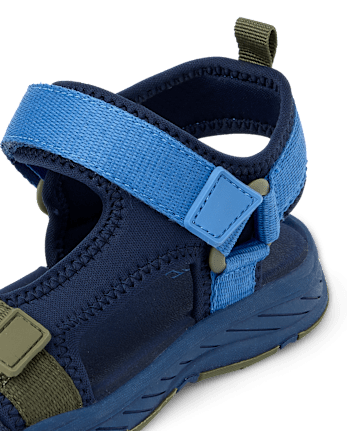 Boys Colorblock Webbed Sandals