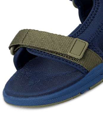 Boys Colorblock Webbed Sandals