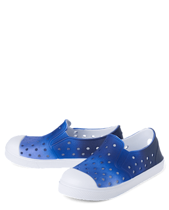 Baskets aquatiques perforées à effet ombré pour garçons