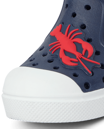 Toddler Boys Lobster Perforated Water Sneakers
