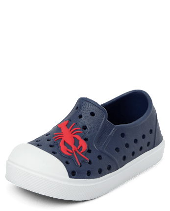 Toddler Boys Lobster Perforated Water Sneakers