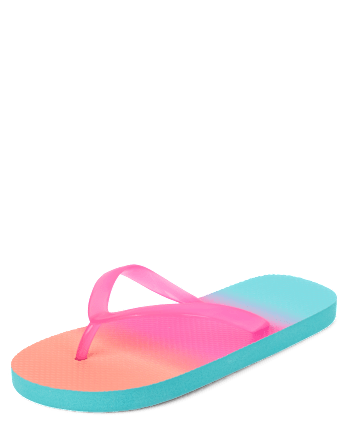 Girls Ombre Flip Flops
