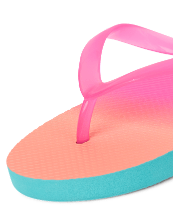 Girls Ombre Flip Flops