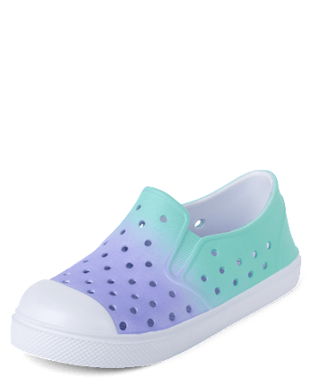 Girls Ombre Perforated Water Sneakers