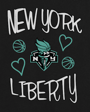 Baby And Toddler Girls WNBA New York Liberty Graphic Tee