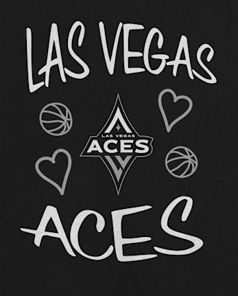 Baby And Toddler Girls WNBA Las Vegas Aces Graphic Tee