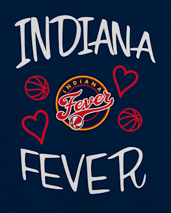 Baby And Toddler Girls WNBA Indiana Fever Graphic Tee