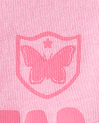 Baby And Toddler Girls Soccer Star Graphic Ringer Tee