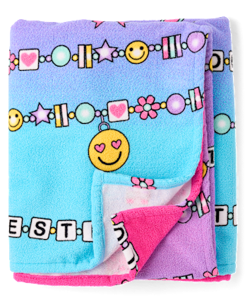 Bracelet d'amitié pour filles, serviette de plage