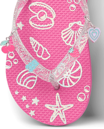 Lot de 9 breloques pour sandales à fruits pour filles