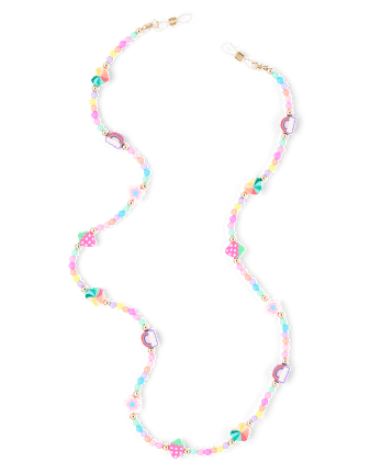 Girls Happy Face Beaded Sunglasses Chain