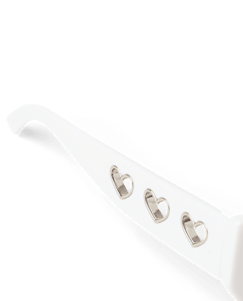 Lunettes de soleil pour filles avec découpe en forme de cœur