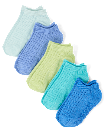 Girls Rainbow Ankle Socks 10-Pack
