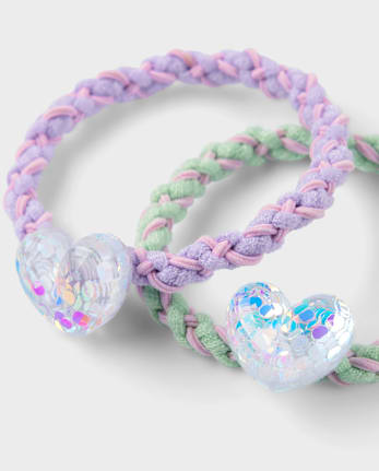 Girls Fruit Hair Tie 9-Pack