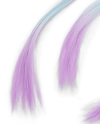 Girls Seashell Hair Extension Hair Clip 4-Pack