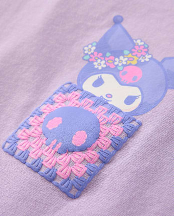 Girls Hello Kitty® And Friends Puff Print Front And Back Relaxed Graphic Tee