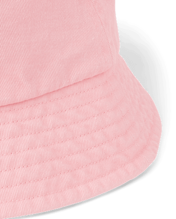 Baby And Toddler Girls Embroidered Hibiscus Bucket Hat