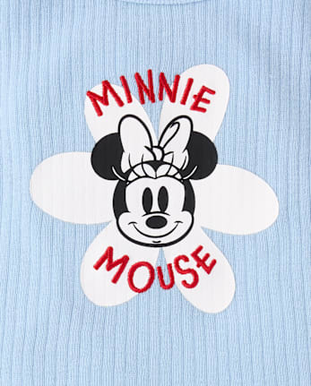 Baby Girls Minnie Mouseâ¢ 2-Piece Playwear Set