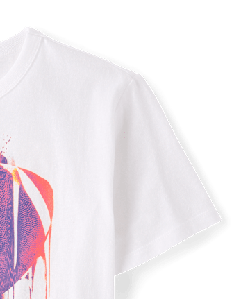 Boys Football Drip Graphic Tee
