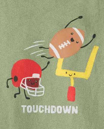Baby And Toddler Boys Touchdown Graphic Tee