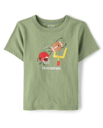 Baby And Toddler Boys Touchdown Graphic Tee