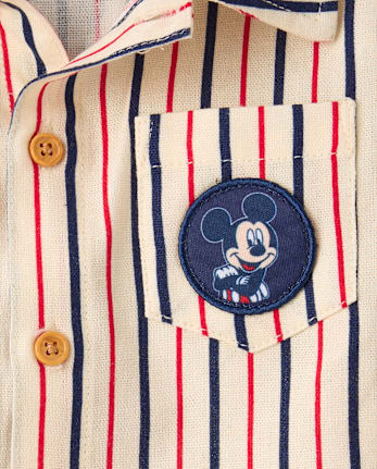 Toddler Boys Mickey Mouse™ Striped Americana 2-Piece Outfit Set