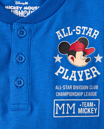 Toddler Boys Mickey Mouse™ Baseball 2-Piece Outfit Set