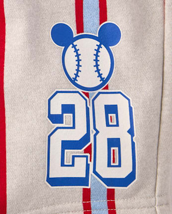 Toddler Boys Mickey Mouse™ Baseball 2-Piece Outfit Set