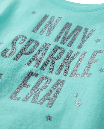 Baby And Toddler Girls Sparkle Era Graphic Tee